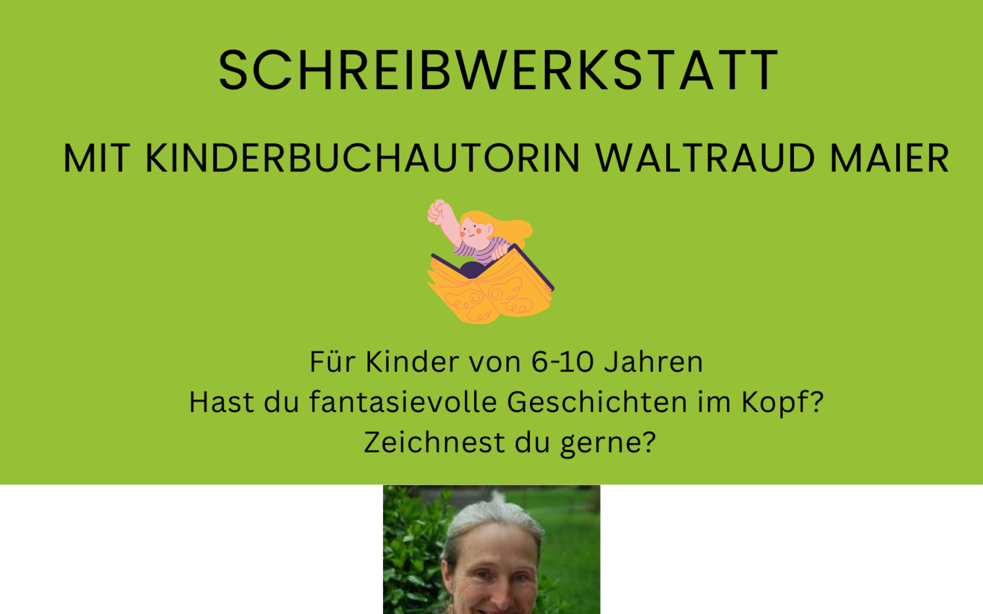 Einladung Schreibwerkstatt mit Waltraud Maier