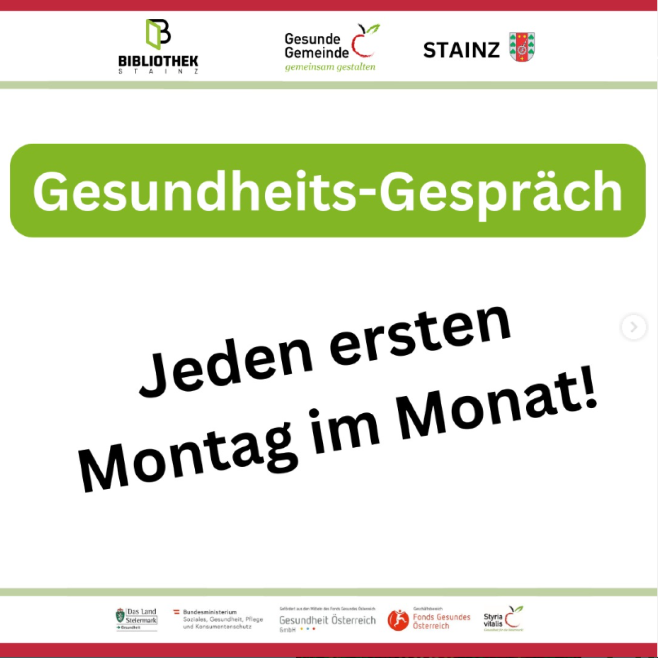 Werbung Gesundheitsgespräch