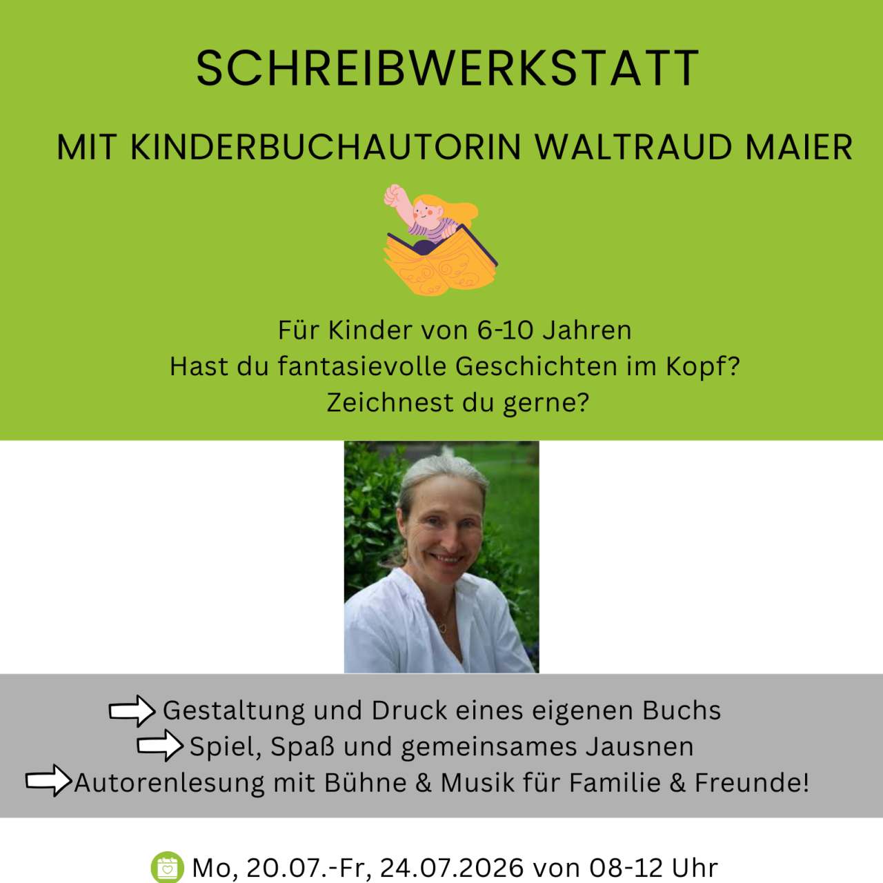 Einladung Schreibwerkstatt mit Waltraud Maier